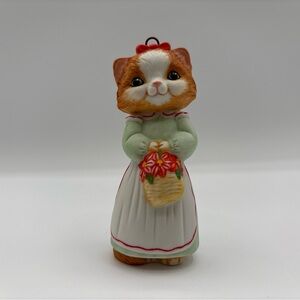 Hallmark Keepsake Ornament 1989 Christmas Kitty 1st In The Christmas Kitty Serie